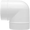 H&C VENT Tubo a Gomito 90 Gradi - Scarico e Ventilazione 150 mm - Plastica per Cappa - Angolare