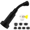 Chuainxin Rompigetto Rubinetto Cucina M22/M24, Nero Prolunga Aeratore Rubinetto, Doccino per Lavandino con Tubo, Girevole Filtro Rubinetto con 3 Modalità, Estensione Hose Aeratori per Rubinetti con Adattatore