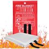Flintronic Coperta Antincendio per Casa e Cucina, 1 Pezzi (1.5M x 1.5M)