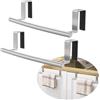 KES Appendi Asciugamani Cucina Porta Strofinacci Cucina Acciaio Inossidabile SUS304 Porta Salviette Barra Canovaccio Porta Porta Asciugamani 2 Pezzi, KTH200S26-2-P2