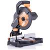 Evolution Power Tools R210Cms Troncatrice Radiale Multi-Materiale 210 Mm, 230 V, Multicolore, 42 x 29 x 32 cm, Regime minimo 3750 rpm, Angolo massimo di taglio: 45°