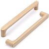 SYZOW 6 Pezzi Maniglie Cabinet In Legno Cassetto Pull 160mm Hole Centers Cabinet Hardware Pull per Camera da letto Armadi Cucina Porta (frassino)