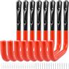 MUXHEL Set di 8 Appendini da Parete, 20 x 18,5 cm, Ganci da Parete per Garage, Ganci per Scale e Garage, Ganci per Carichi Pesanti