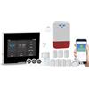 ITALIAN ALARM - Allarme Casa Senza Fili GSM, Antifurto Casa Wireless per Porte e Finestre, Kit Allarme con Sirena esterna, Gestione da APP WiFi e supporta SIM 4G. Già configurato e Assistenza Italia