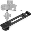 ChromLives Barra di estensione della staffa per slitta fredda, estensione hot shoe, supporto microfono con vite treppiede da 1/4 '' compatibile con fotocamera mirrorless vlogging Sony A6400 6300 6500
