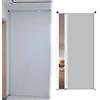 Generic Porta a soffietto a nido d'ape alta - porte a fisarmonica senza foratura per uso interno/esterno - Design versatile bianco a fisarmonica