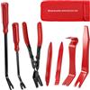 Aoyfuwell Set di 7 pinze clip per auto, strumenti di smontaggio con custodia