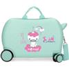 ROLL ROAD, turchese, 45x31x20 cms, Valigia per bambini Unicorn