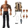 WWE Mattel WWE Elite Collection - The Rock, personaggio collezionabile Series 115, action figure articolata e con mani intercambiabili, giocattolo per bambini, 8+ anni, JCJ00