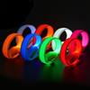 AUAUY 8 Pezzi Braccialetti Luminosi LED, Braccialetto Luminoso da Corsa