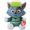 Ty - Collezione Paw Patrol, Rocky, Tutti gli Eroi della Squadra dei Cuccioli in Versione Floppy, Morbido Peluche da Collezionare, Idea Regalo per Grandi e Piccini - 20 cm - T44019