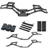AMK Kit telaio telaio RC per 1/10 RC Rock Crawle, Gen2 in fibra di carbonio LCG Chassis Rails Kit, 72 g leggero ispessito Cheater Rigs telaio rail per 1/10 RC Rock Crawler Axial SCX10 (Gen2 LCG Chassis