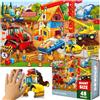 QUOKKA Puzzle Grandi Bambini 3 4 5 Anni - 60x90 cm Puzzle 48 Pezzi Gigante da Pavimento Bambino 5 6 Anni - Grande Giocattolo con di Costruzione - Giochi Educativi per Ragazzi e Ragazze dai 2 ai 6