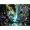 Luneko Puzzle per adulti 1000 pezzi Impossibile Difficile Sfida Puzzle Foresta Nascosta Ruscello Natura Albero Tema unico Pianta 1000 Pc Puzzle come opera d'arte Wall Art 71,1 x 50,8 cm
