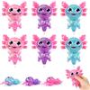 Xionghonglong Squeeze Giocattoli 4 Pezzi,Giocattoli Antistress,Pinch Toy,Giocattolida Spremere,Antistress Squeeze Toys,Decompressione (Axolotl-XL-6)
