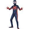Jazwares Marvel - Costume classico da Spider-Man Miles Morales Zentai, per bambini, per Halloween, taglia M