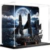 Cubeloft Vetrina in acrilico da parete per Lego 10365 Black Pearl, scatola trasparente antipolvere - solo vetrina, espositore compatibile con Lego 10365