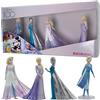 Bullyland- 13415-Set di Figure per Il 100° Anniversario Disney con la Principessa Elsa in 4 Varianti, Come Piccolo Regalo Bambini dai 3 Anni su, Multicolore, 13415