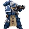 JOYTOY Warhammer 40K 1/18 Action Figure Ultramarines Sternguard Veteran with Bolt Rifle Modello da collezione