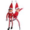 SPARKLERS CLUB Lutin Farlone di Natale Elfo Ragazzo 30 cm in peluche, ideale per preparare Natale per bambini e adulti - Piccolo Elfo Cattivo Figura Giocoso e Morbida Magia Di Natale (2 ragazzi)
