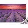 5M3D7C8V Campo di lavanda tramonto puzzle 1000 pezzi carta puzzle per adulti relax attenzione casa famiglia regalo 38x26cm/1000pcs