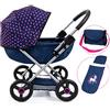 Bayer Design Carrozzina per Bambole "Cosy", Pieghevole, con Borsa