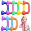 Dongcill 8 Pezzi Telefono Giocattolo per Bambini, Telefono Sussurro, Cellulare Giocattolo per Neonato, Migliorare Le capacità di Imitazione e linguaggio