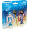 PLAYMOBIL DuoPack 70082, Re dei Mari e Sirena per Bambini da 4 Anni