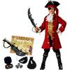 Belle & Moana Costume da pirata per bambini, Costumi Halloween Pirata Capitan con Accessori per Carnevale Halloween Cosplay Festa di Compleanno 3-10 anni