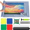 VFANDV Tappeto Puzzle Feltro, Puzzle Mat 3000 2000 1500 1000 Pezzi Rotolo di Puzzle Tappeto Puzzle Portatile, Accessori Puzzle Tappeto Puzzle Bambini Adulti (Grigio)