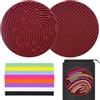 OMJMYY Tavola Sensoriale Doppia Faccia con 20 Strisce in Silicone, Giocattolo Antistress per Autismo e ADHD, Scheda Attività Montessori per Bambini 3+ Anni e Adulti, Portatile con Borsa di Trasporto