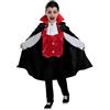 Funidelia | Costume Conte Dracula per bambini Halloween, Terrore, Dracula, Vampiro - Costume per bambini e divertenti accessori per Feste, Carnevale e Halloween