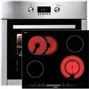 Unbekannt Siemens ET675MN11E - Piano Cottura In Vetro Ceramica + termikel Forno da Incasso in Acciaio Inox bo6033, classe di efficienza energetica: A