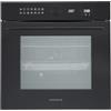 Respekta Forno da incasso in vetro autark AB900-19 in nero/A+, 71 litri, 14 tipi di riscaldamento/porta a 4 vetri, pulizia a pirolisi e funzione Airfry, inclusa piastra per barbecue Airfry