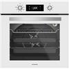 Silverline Forno Elettrico Multifunzione Bianco Silverline BO6504W02, capacità 72 l, preriscaldamento rapido, blocco sicurezza, grill, termostato, ventola turbo, timer fine cottura, 2 griglie 1 vassoio