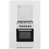 Lar.el Cucina a Gas LAR.EL 50X50 Bianca CUC.L503B 4 Fuochi Gas Forno a Gas + Grill Elettrico Libera installazione GPL o METANO