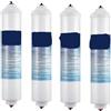 Generico Filtro dell'acqua for frigorifero in linea, compatibile con DA29-10105J T33C