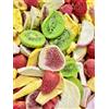 Generico Frutta Liofilizzata Mista Croccante 500 g Mix Di Frutta Selezionata Snack Naturale Per Colazione Yogurt Dolci E Decorazioni
