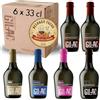GILAC BEERBOX FUEGO, Birra artigianale 6 bottiglie da 33cl, Selezione di birre artigianali Perfette per le grigliate, Birre artigianale confezione regalo - Made in Italy