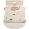DORON & CHARLIE - Bavaglino - Pasto Del Bambino - 056612 - Beige - Silicone - Design - Regolabile - Lavabile - Impermeabile - Prima Età - Bavaglino Morbido - Puericultura - A Partire da 3 mesi