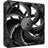 CORSAIR iCUE LINK RX140 Ventola PWM da 140 mm - Cuscinetto a Cupola Magnetica - Ventola Singola - Nero