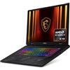 msi Pulse A17 AI+ C3XWFKG-010IT, Notebook Gaming 17" QHD+ 240Hz, Ryzen AI 9 HX 370, Nvidia RTX 5060 8GB GDDR7, 1TB PCIe4, RAM 32GB DDR5, WiFi 6E, Win 11 Home [Layout e Garanzia ITA]
