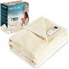 Cecotec Coperta elettrica 160 x 130 cm HeatComfort Calma (160 x 130). 115 W, 10 livelli di temperatura regolabili, controller LCD rimovibile, timer con spegnimento automatico, PTC+ tecnologia NTC