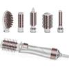 Cecotec Spazzola d'aria 5 in 1 Bamba CeramicCare 5in1 Pro. 1000 W, ceramica, tecnologia ionica, 3 impostazioni di temperatura e 2 velocità, funzione aria fredda, include 5 testine