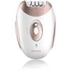 Cecotec Macchina per L'Epilazione a Batteria Skincare Depil-Action Go. Funzionamento a Batteria o Filo, Testine Intercambiabili, 2 Velocità, Leggero e Compatto, Include un Coperchio Protettivo