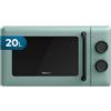 Cecotec Forno a Microonde Meccanico da 20 Litri Proclean 3010 Green. 700 W, 6 Livelli Di Potenza, Modalità Sbrinamento, Segnale Di Fine Cottura, Lampada Interna, Timer Fino A 30 Minuti, Design Verde