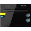 Cecotec Forno da ncasso Multifunzione 53L - Friggitrice ad Aria - Bolero Hexa AF314500 Glass Black A. 2900W, 11 Funzioni, Airfryer Master, Pizza Master, Basso Consumo, Facile Pulizia