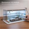 Custodia per Modellini 1:18 con Luci LED USB e Diorama Antipolvere - per
