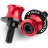 TREONK Supporti per Forcellone Posteriore - M10 Supporti Cavalletto Alluminio Coppia di Nottolini Alza Moto per Kawa&&saki Z750 Z 750 2007-2017(Non adatto per Z750 2018-2024)