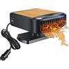 Chuankefanxing Riscaldatore per Auto per l'inverno, riscaldatore Portatile per Auto 12V con Spina per accendisigari, Ventola 2in1 da 200W con Funzione di Riscaldamento e Raffreddamento